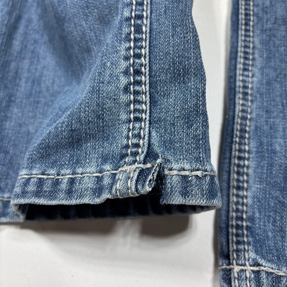 Rock & Roll Denim Pistol Straight Regular Straight Leg Blue Jeans Mens 30x30 - Picture 2 of 11